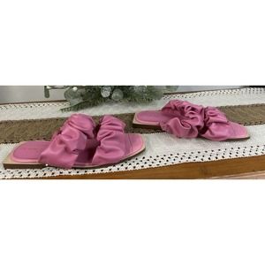 Circus By Sam Edelman Womens Iggy Pink Open Toe Slip On Slide Sandals Size 8M